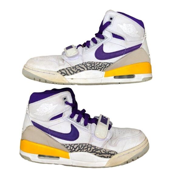 Rare 2018 Nike Air Jordan 1 Legacy 312 Lakers Size 9 - Picture 1 of 16